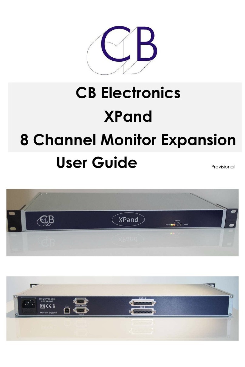 CB ELECTRONICS XPand User manual