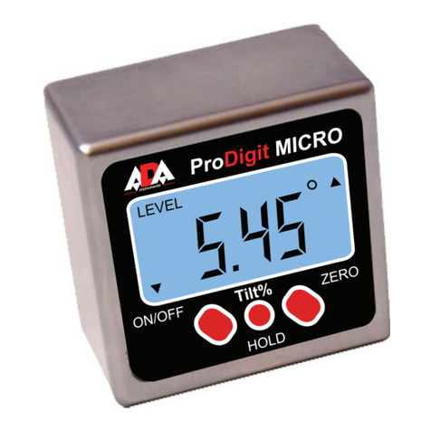 ADA INSTRUMENTS ProDigit MICRO User manual