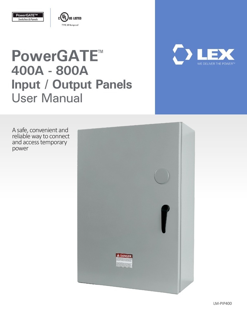 Lex PowerGATE 400A User manual