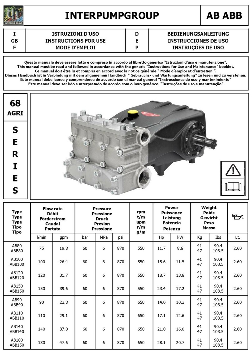 Interpump Group AB80 User manual