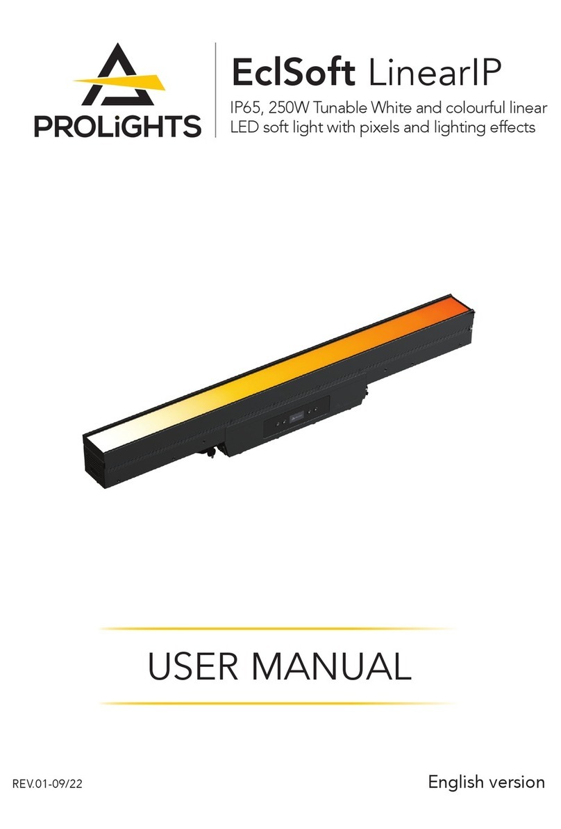 ProLights EclSoft LinearIP User manual