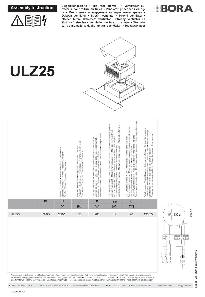 bora ULZ25 User manual