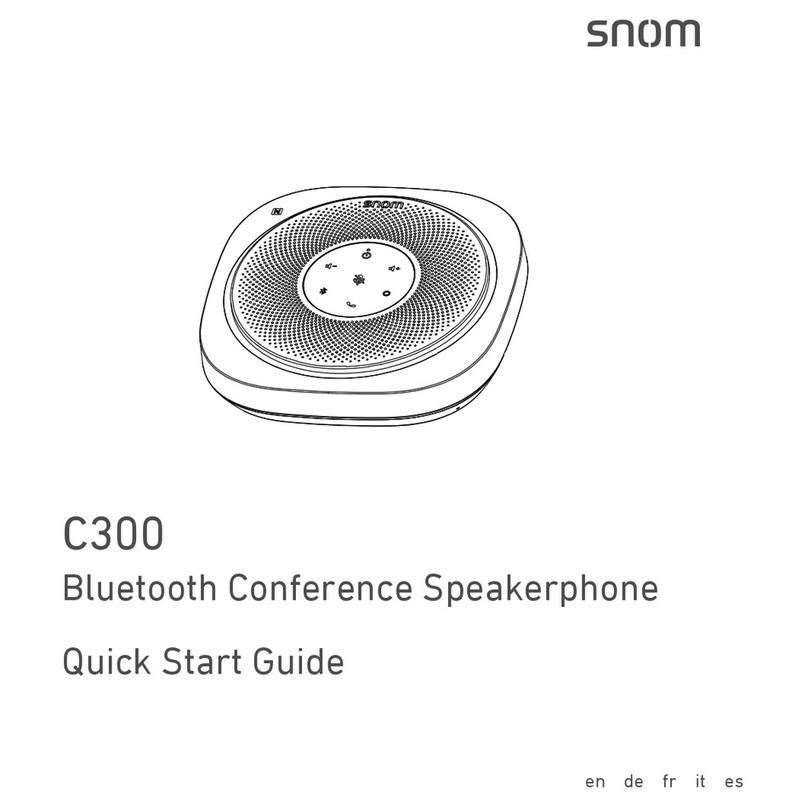 Snom C300 User manual