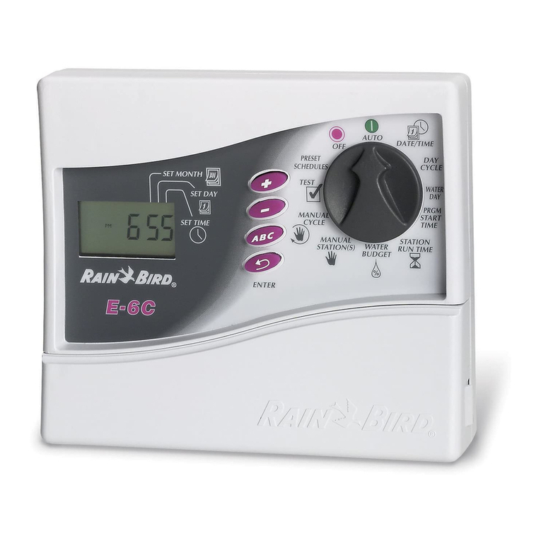 Rain Bird E-6C User manual