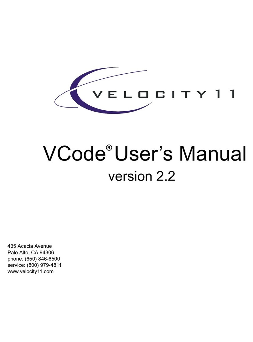 Velocity VCode User manual