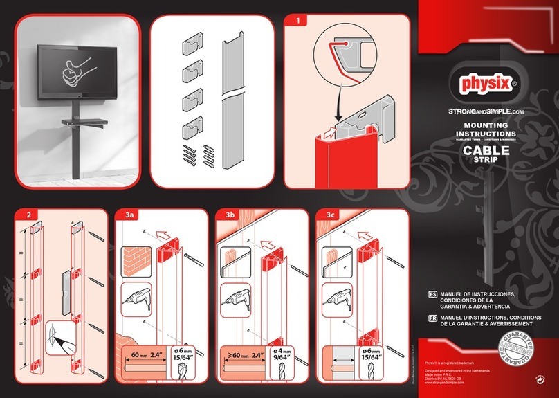 Physix Strong and simple PHA 700 Multi Support User manual