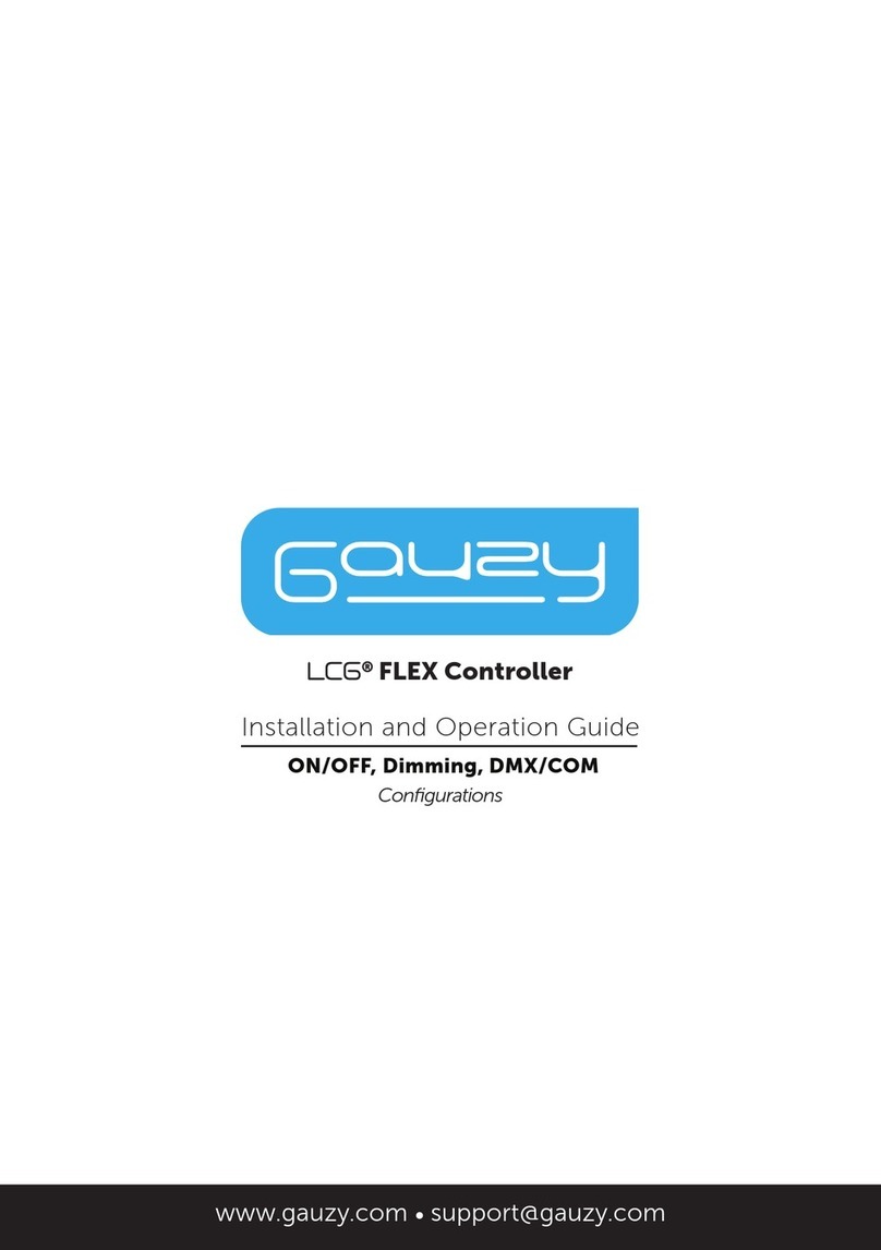 Gauzy LC6 FLEX Controller Operating instructions