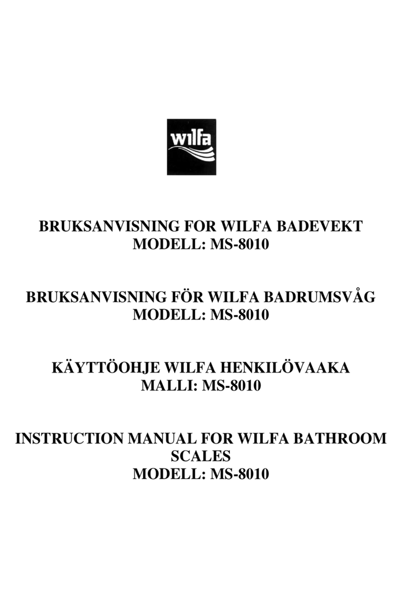 Wilfa MS-8010 User manual
