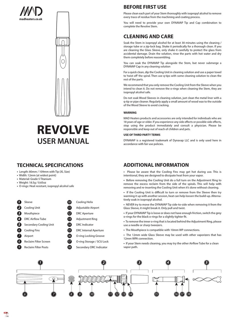 MAD REVOLVE User manual