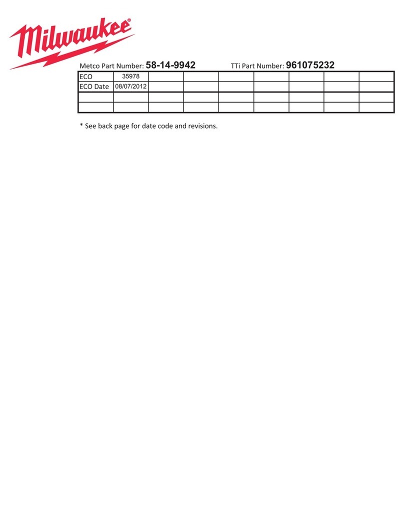 Milwaukee M12 2472-059 User manual