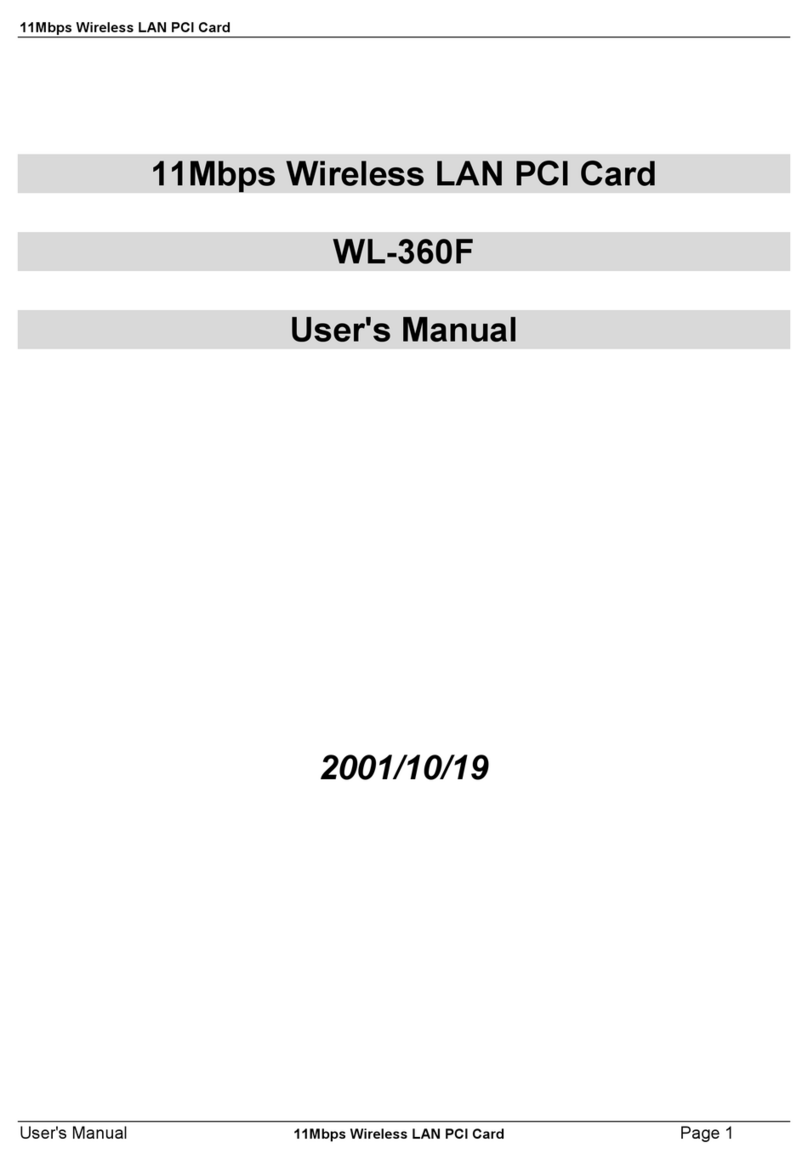 Gemtek WL-360F User manual