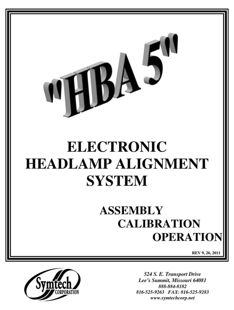 Symtech HBA 5 Use and care manual