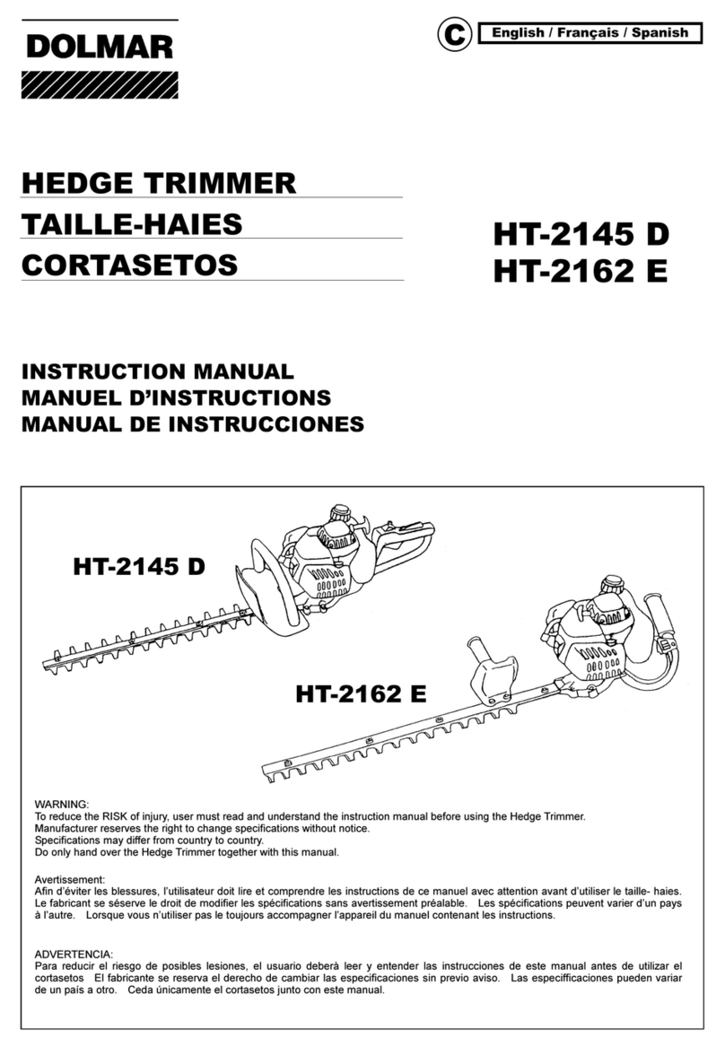 Dolmar HT-2162 E User manual