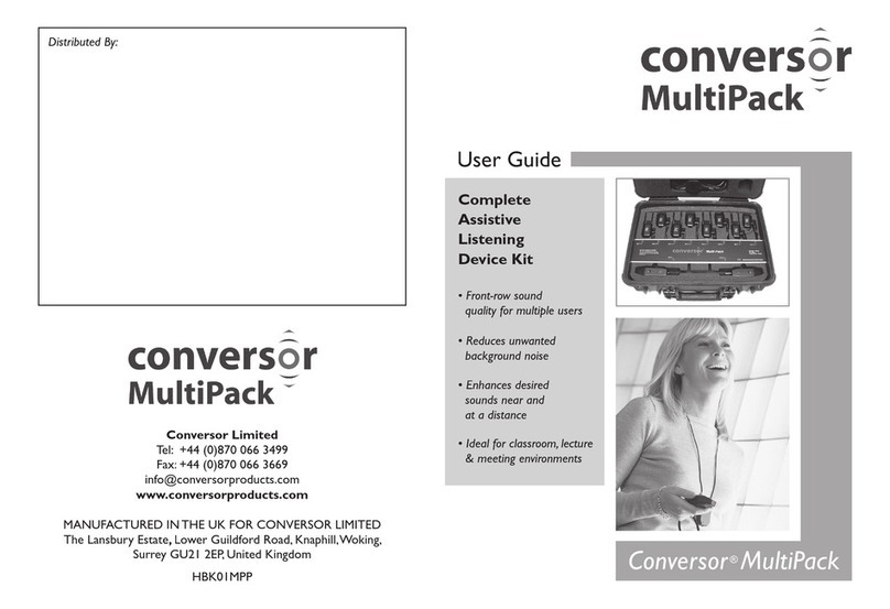 Conversor MultiPack User manual