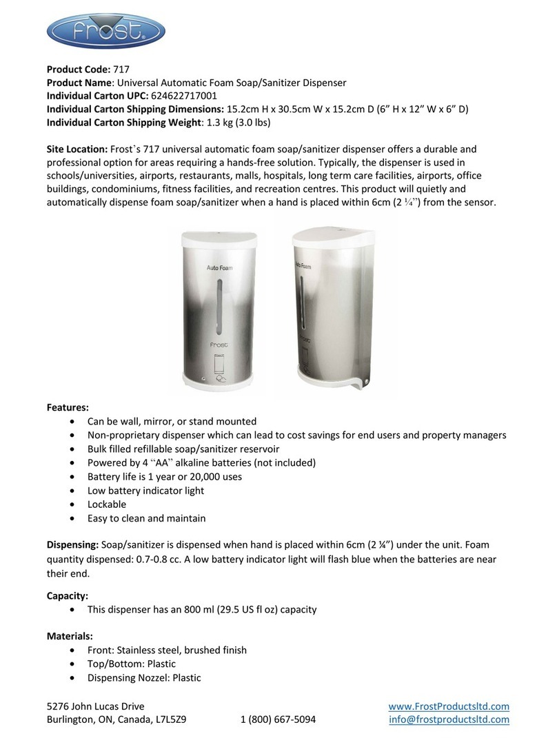 FROST 717 User manual FROST 717 User manual