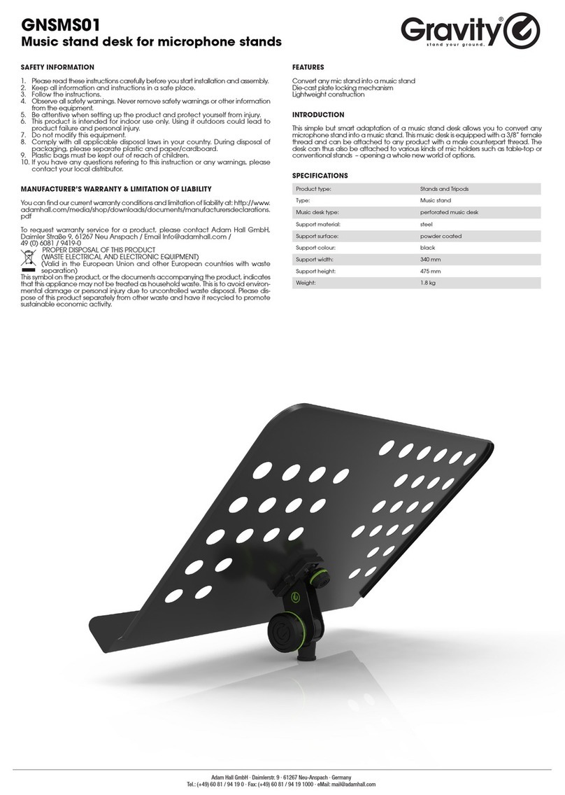 GRAVITY GNSMS01 User manual