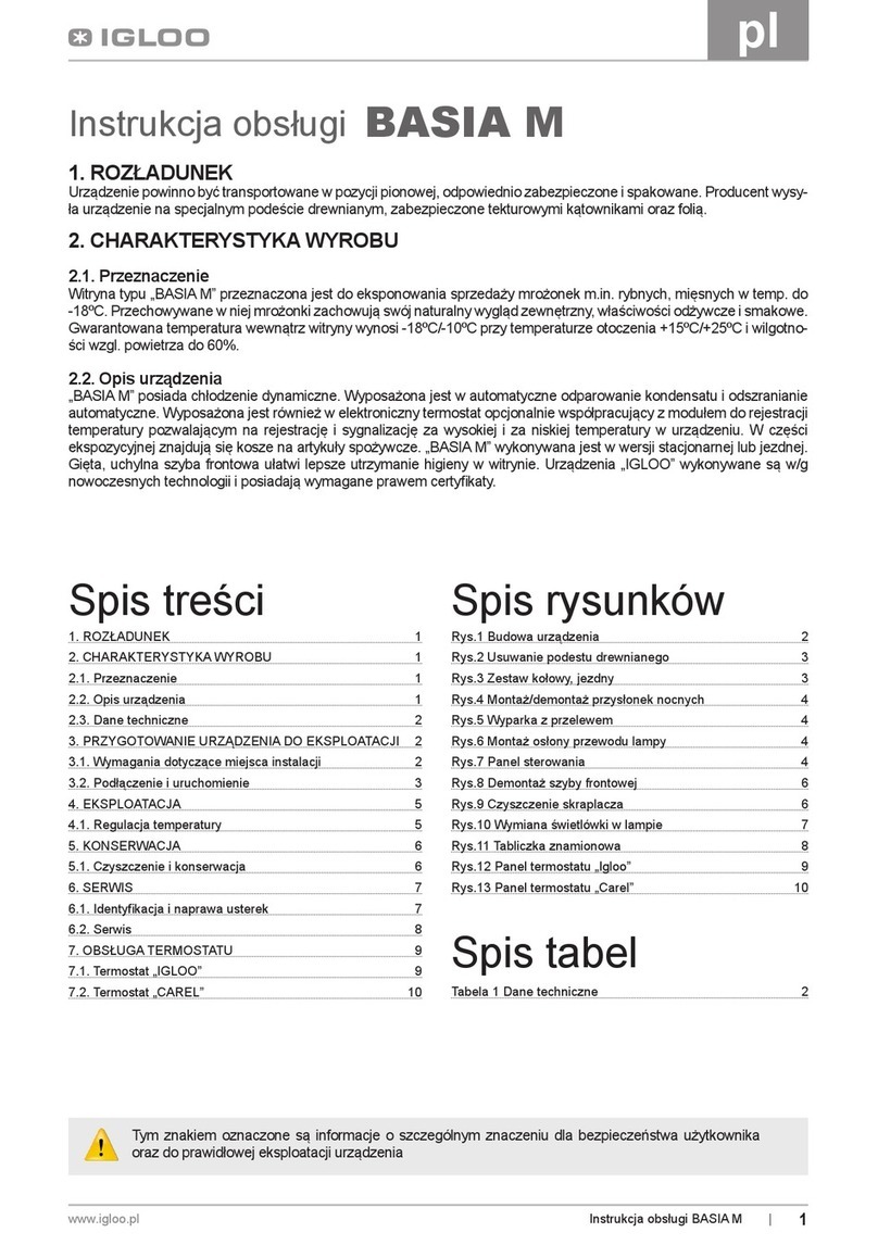 Igloo BASIA M User manual
