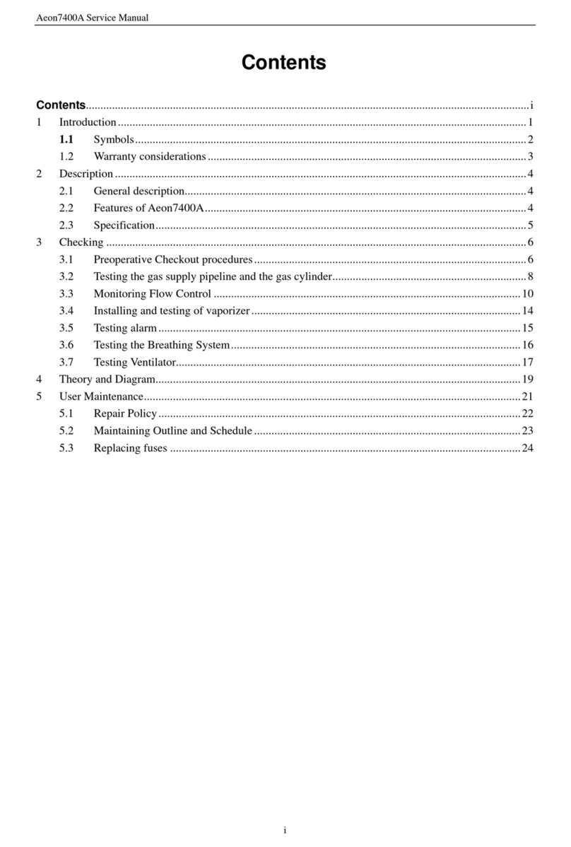 Aeonmed Aeon7400A User manual