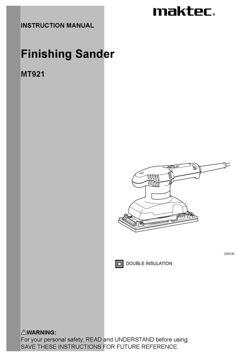 Maktec MT921 User manual