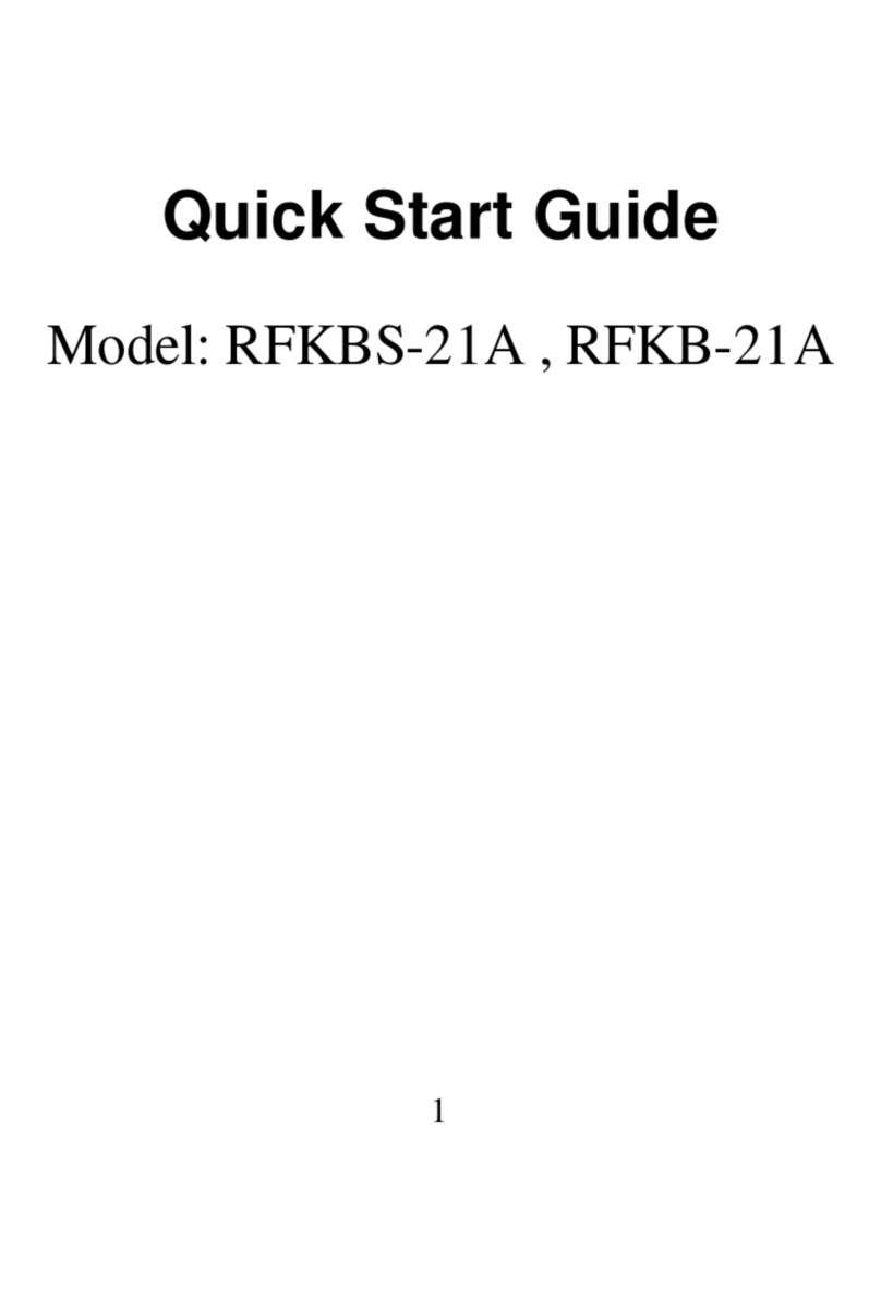 A4Tech RFKBS-21A User manual