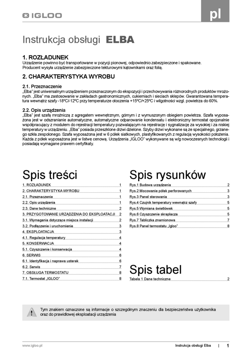 Igloo ELBA User manual