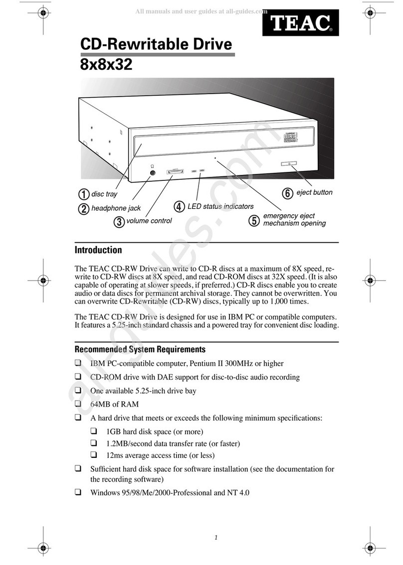 Teac CD-258 E User manual
