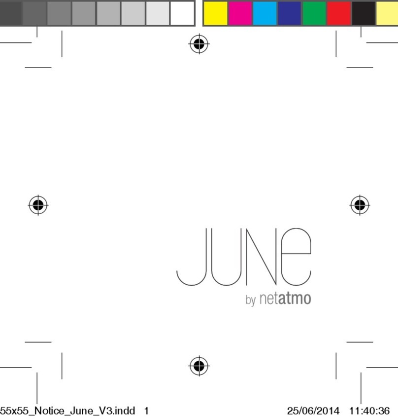 Netatmo JUNO User manual