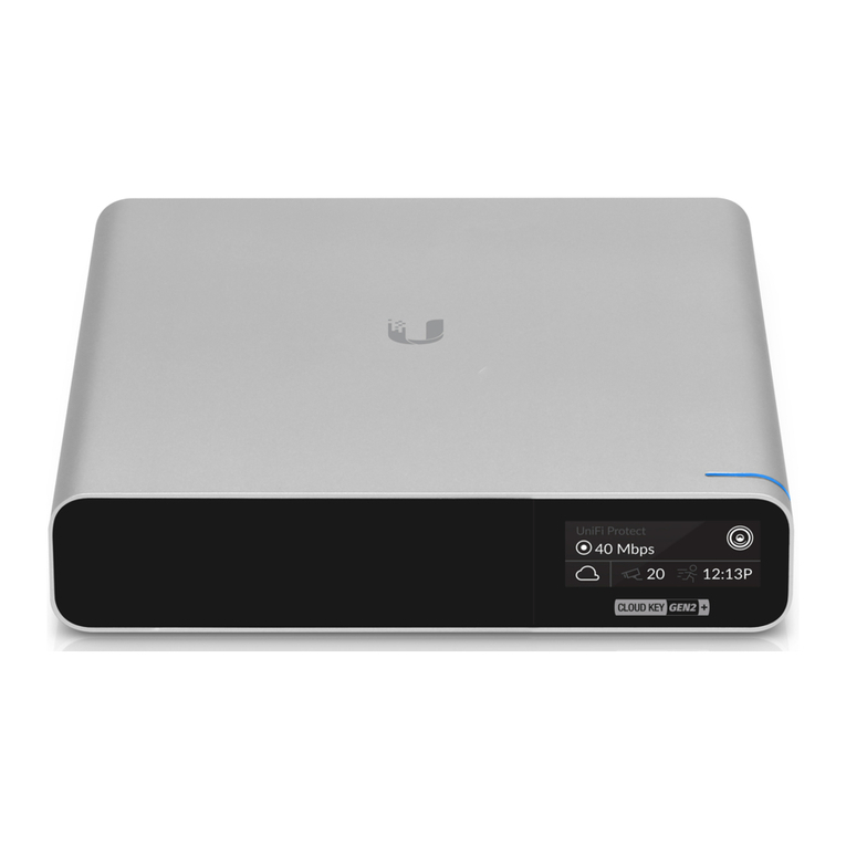 Uni-Fi Cloud key Gen2 Plus User manual