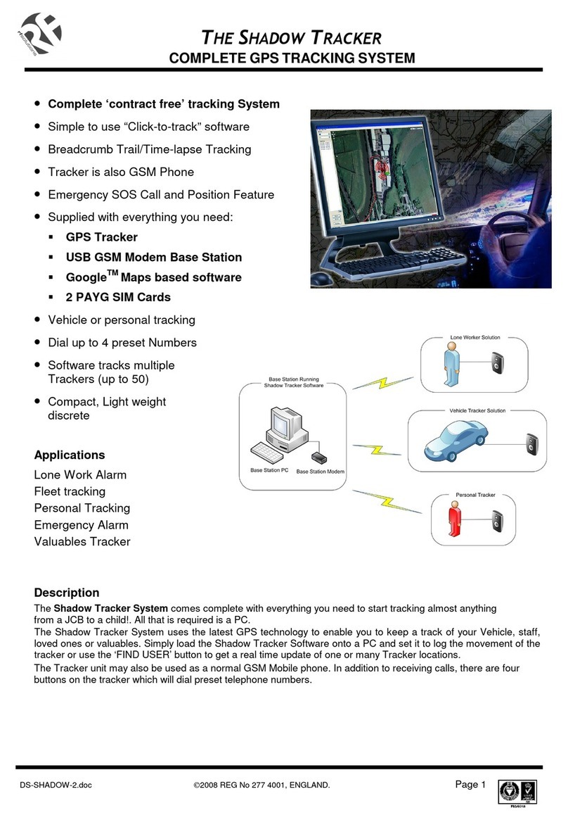 RF SOLUTIONS SHADOW-TRACKER User manual