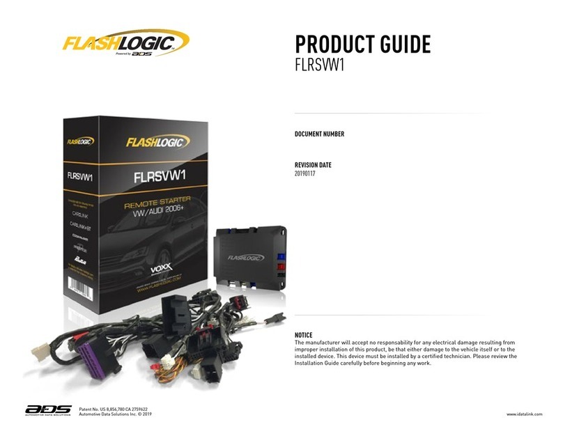 ADS FLASHLOGIC FLRSVW1 Product guide