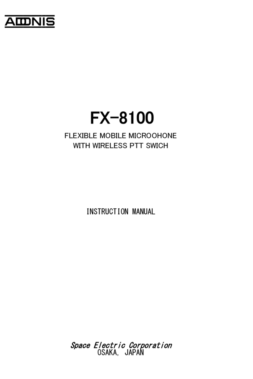 Adonis FX-8100 User manual