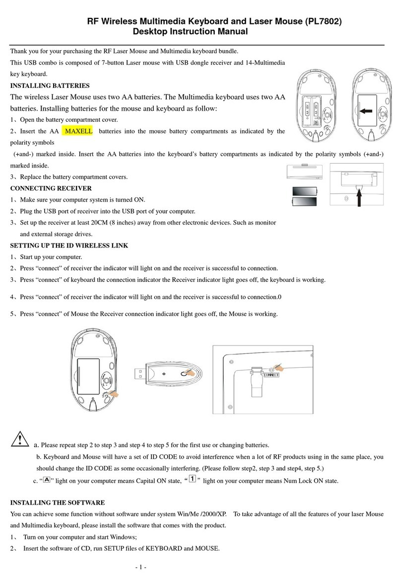 Gtech PL7802 User manual