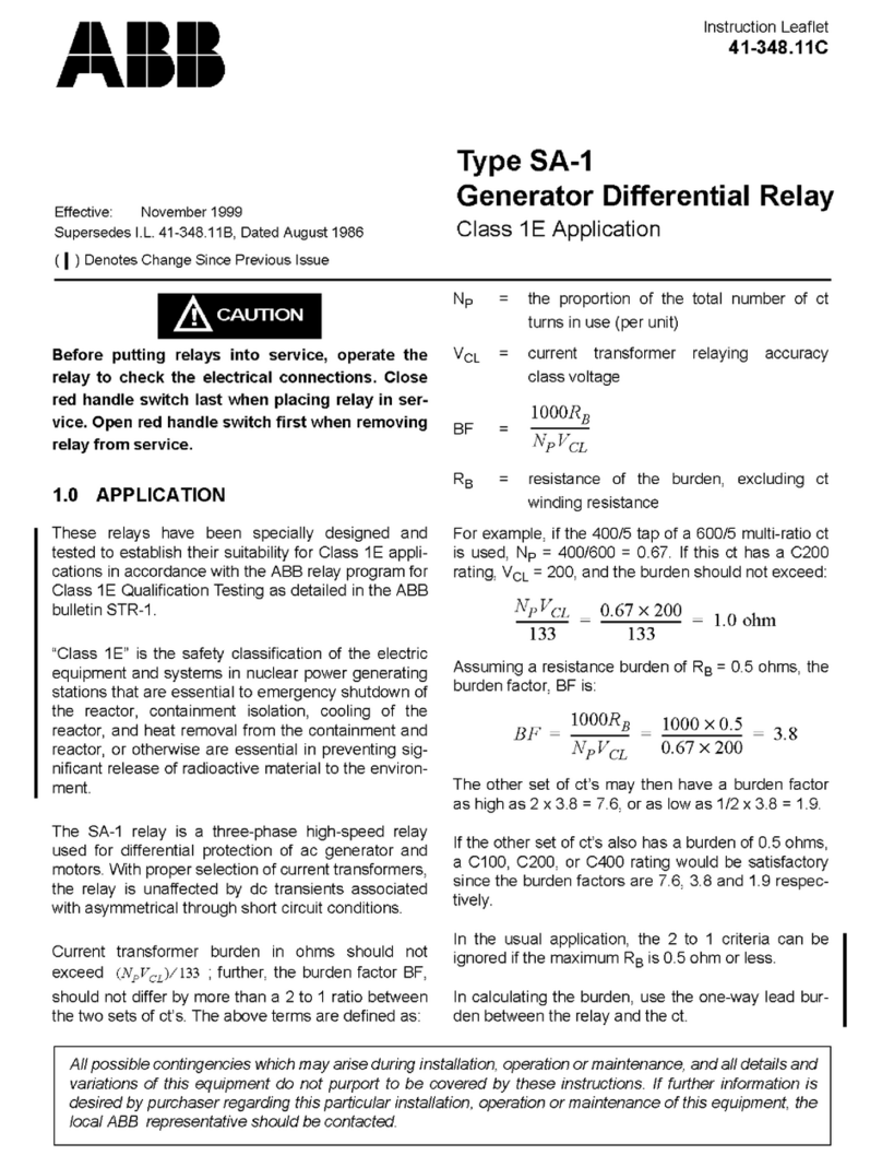ABB SA-1 Manual