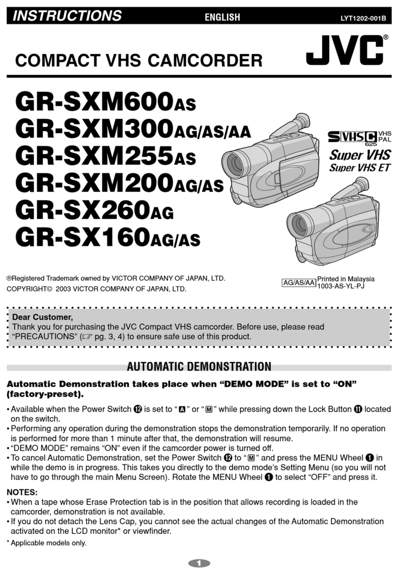 JVC GR-SXM600AS User manual