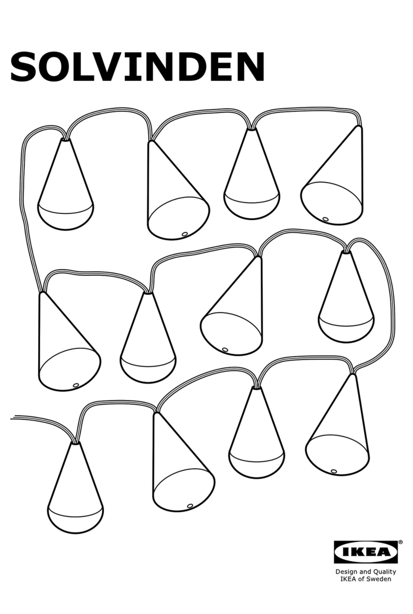 IKEA SOLVINDEN User manual