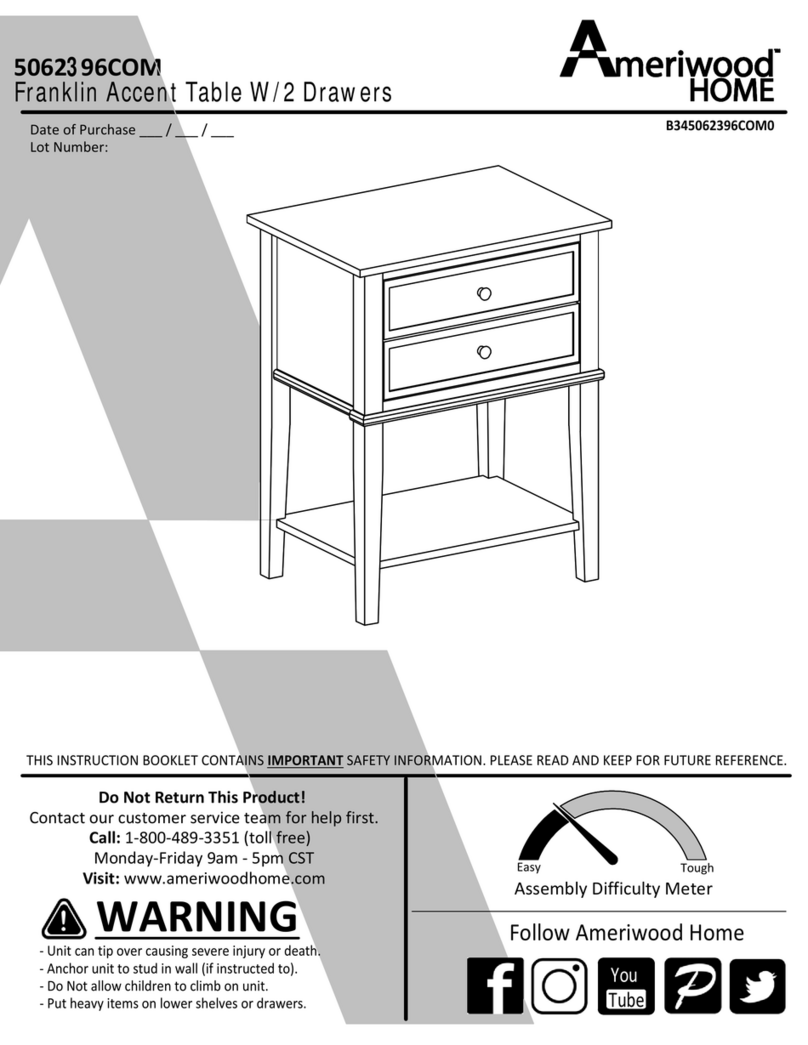 Ameriwood HOME Franklin 5062396COM User manual