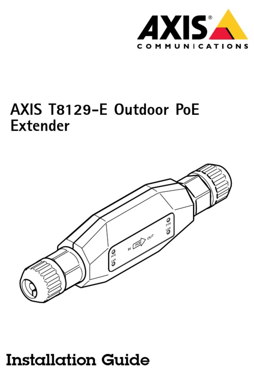 Axis T8129-E User manual