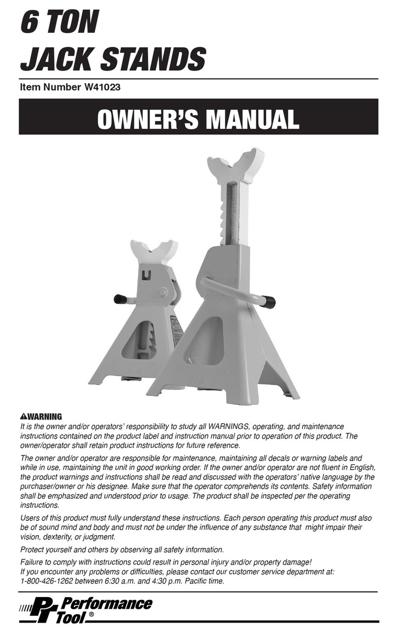 Performance Tool W41023 User manual