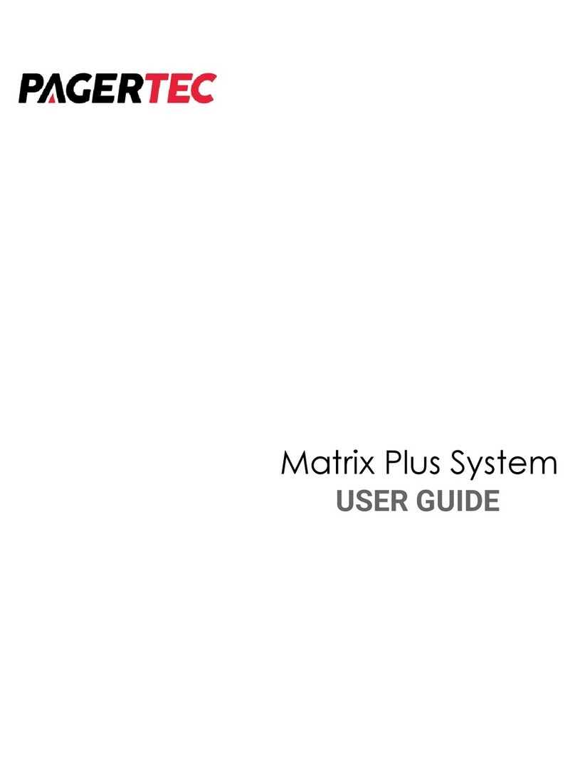 pagertec Matrix Plus User manual pagertec Matrix Plus User manual