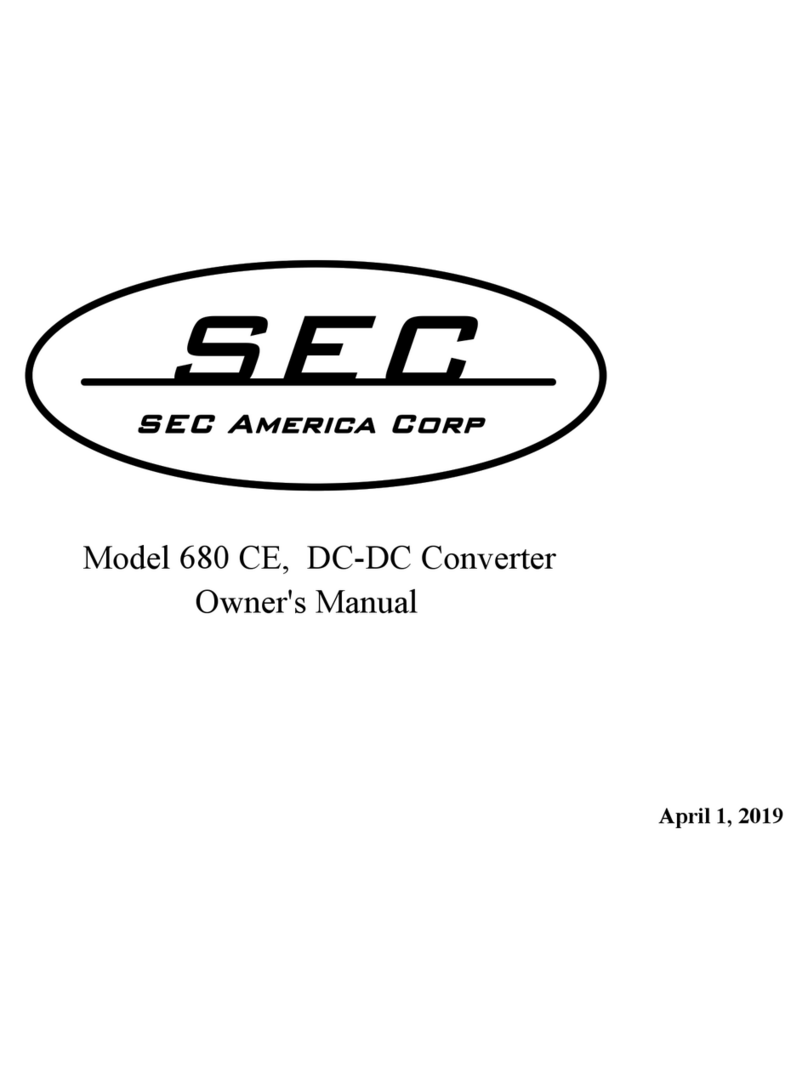 SEC America 680 CE User manual