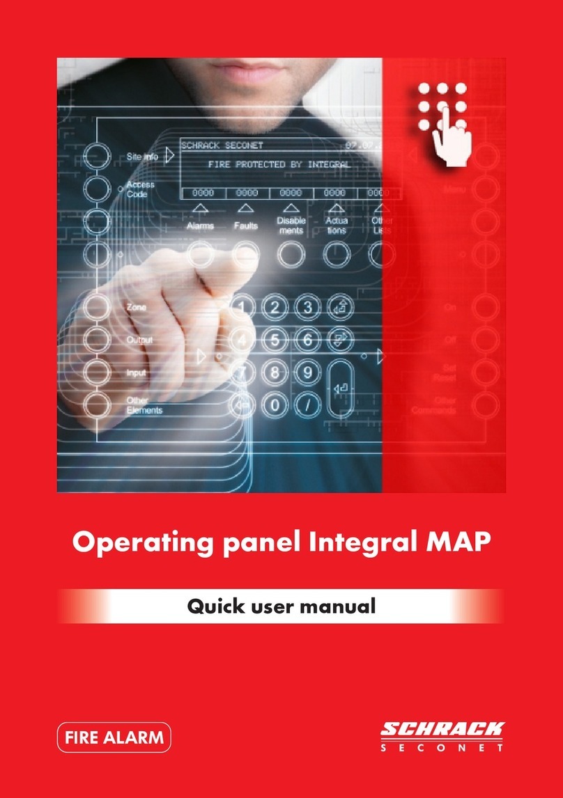 Schrack Integral MAP Owner's manual