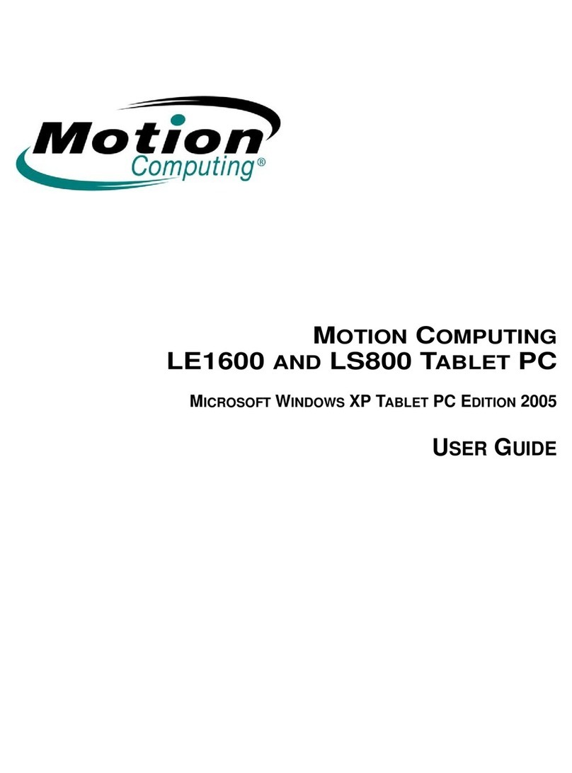 Motion Computing LS800 User manual