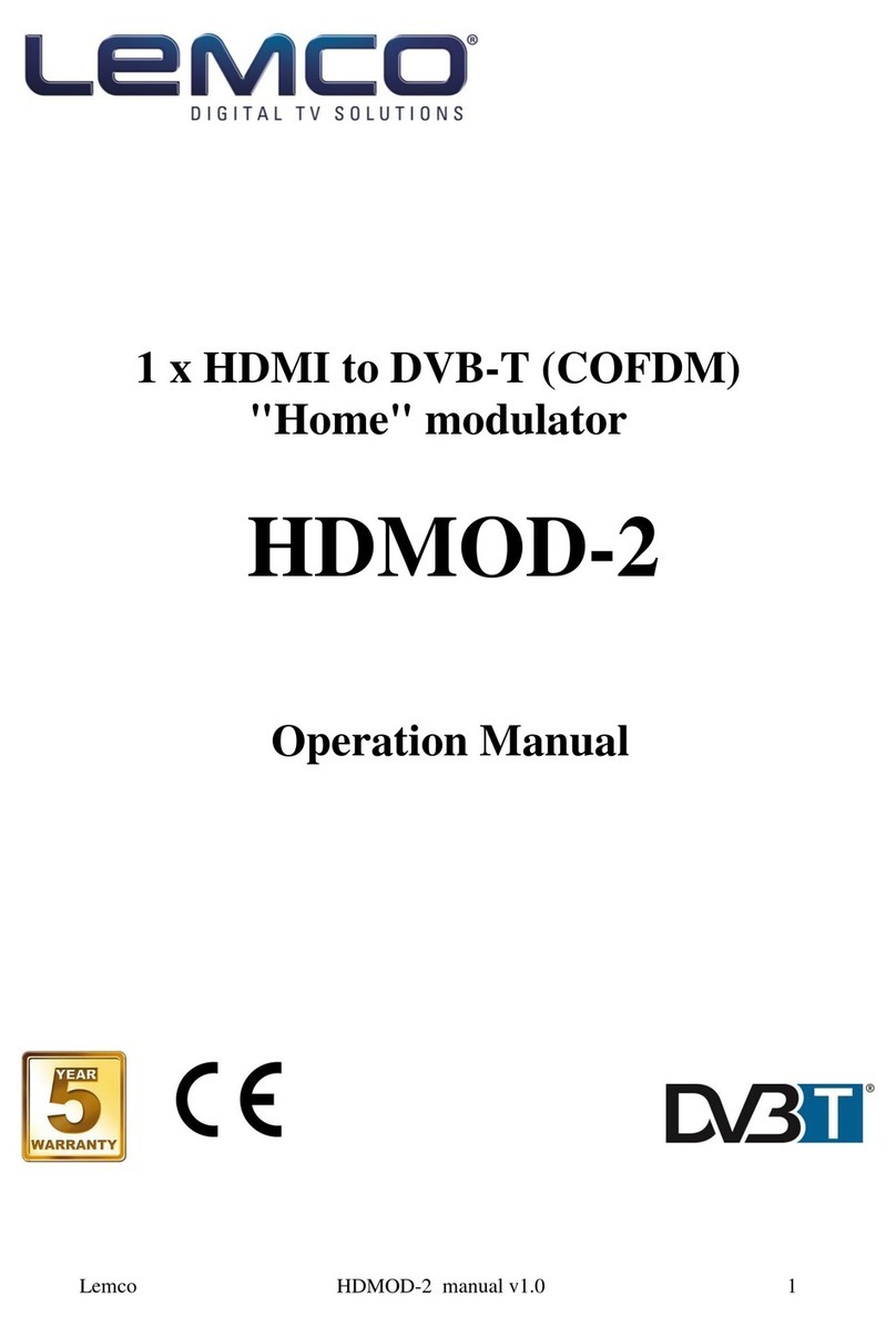 Lemco HDMOD-2 User manual