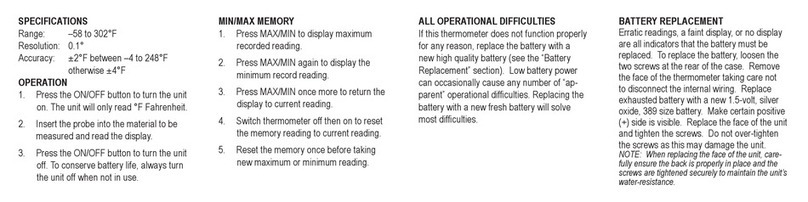 Traceable 4770 User manual
