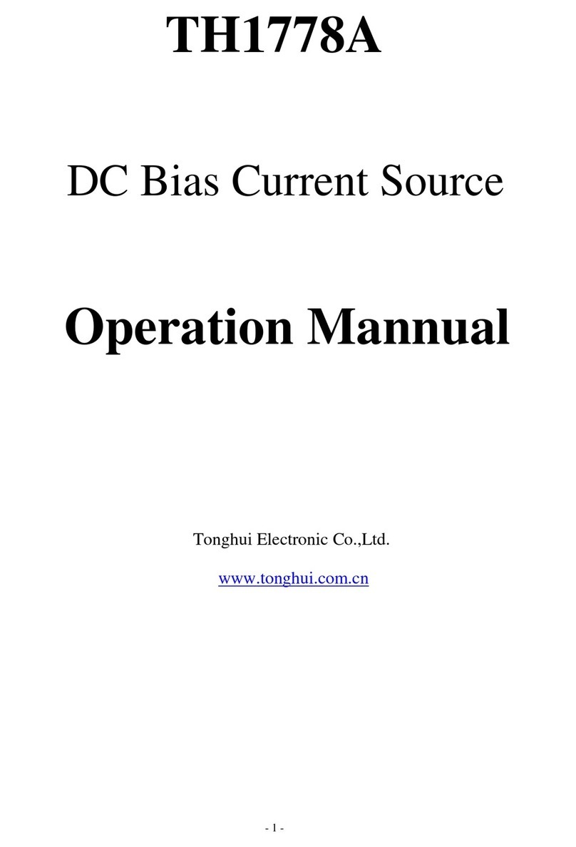 Tonghui Electronics TH1778A User manual