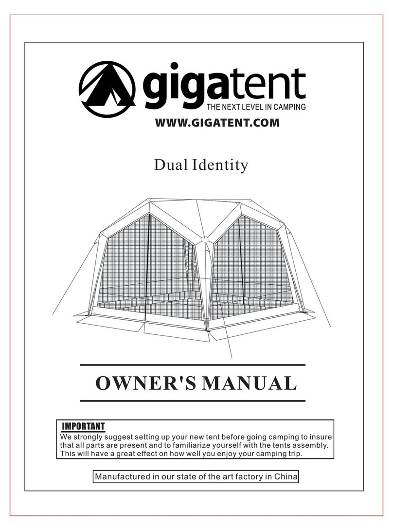 GigaTent Dual Identity User manual