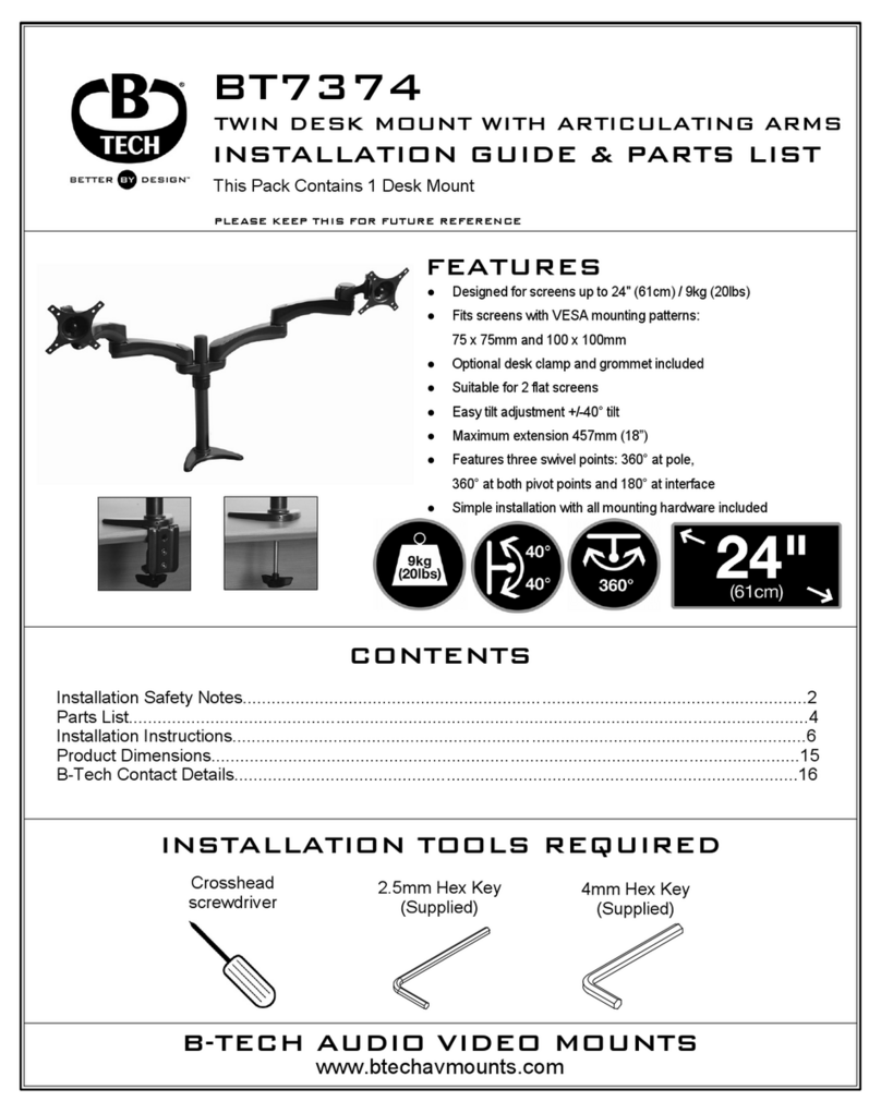 B-Tech BT7374 Instruction Manual