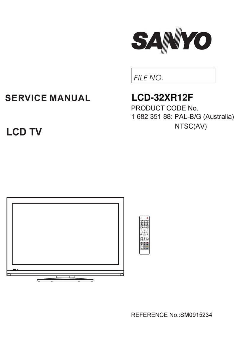 Sanyo LCD-32XR12F User manual