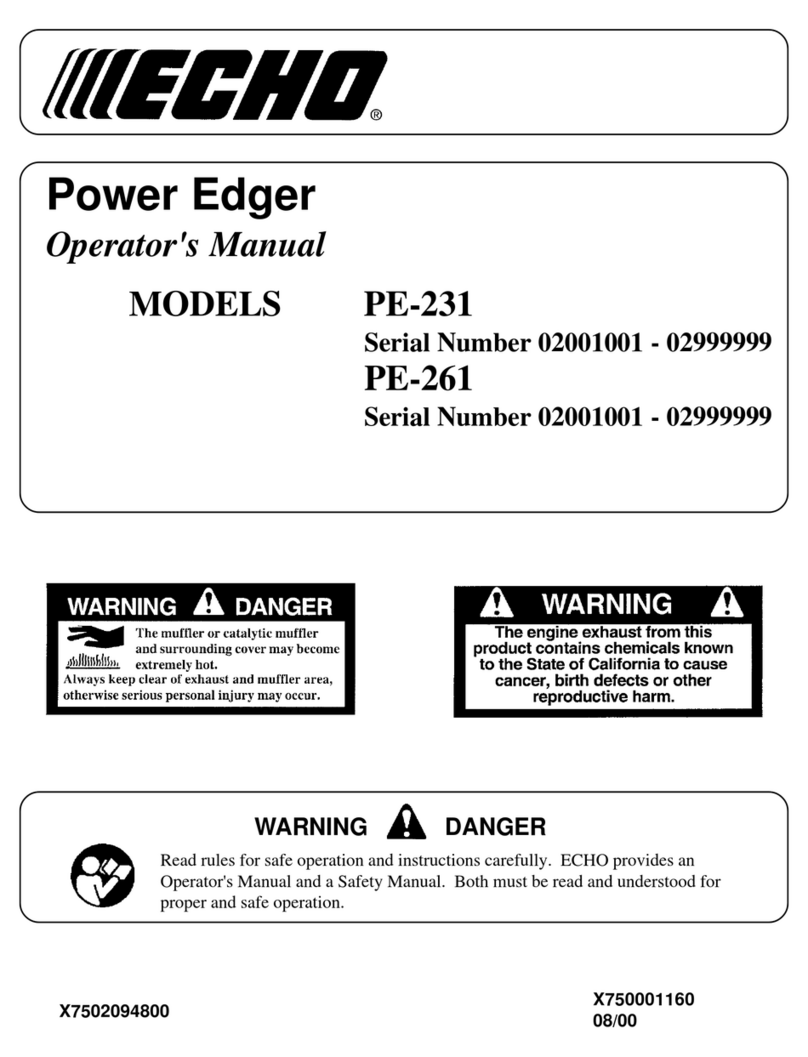 Echo PE-231 User manual