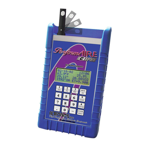 Altronics PerformAire Eclipse User manual